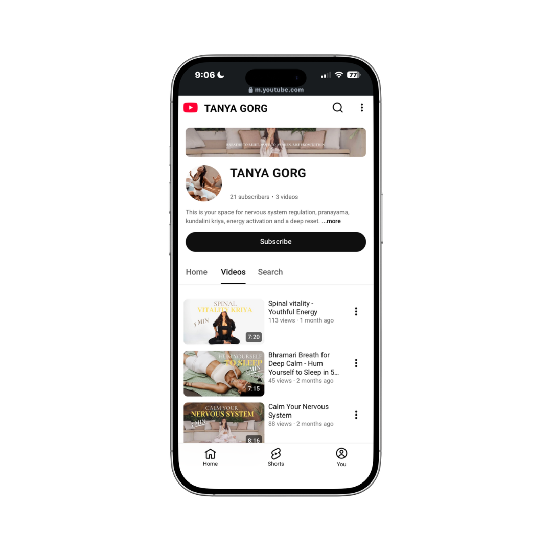 om.be Meditation app mockup